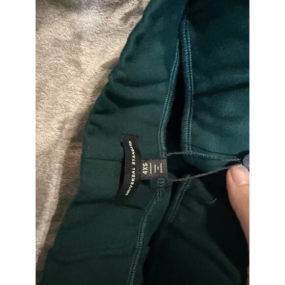 2/$30‎ NEW Universal Standard 00-0 Women Green Straight Leg Elastic Pants Pocket - Picture 6 of 11